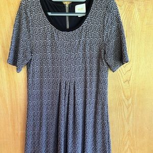 Anthropologie zig zag dress
